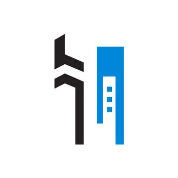 City sign Stock Illustration