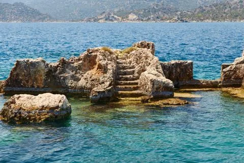 The city of Simena. Kekov - a photo 5 Stock Photos