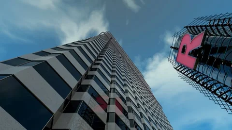 City Sky High (HD) Stock-Footage 8657970