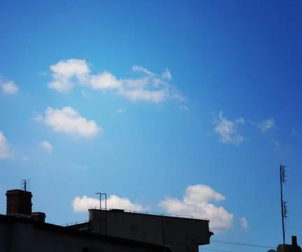 City sky Stock Illustration
