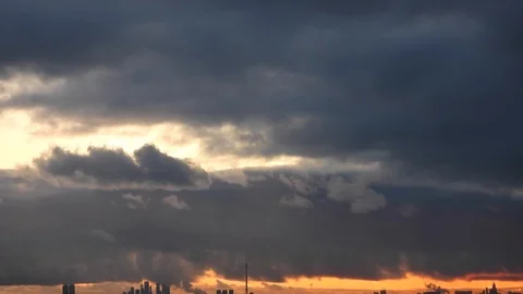 City sky timelapse Video stock 122372406