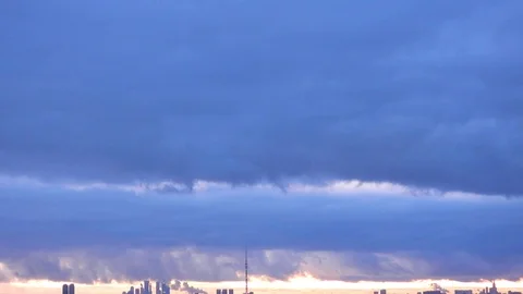 City sky timelapse Video stock 122372437