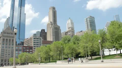 City Skyline 1 動画素材 8993298