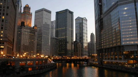 City Skyline 2 Stock Footage