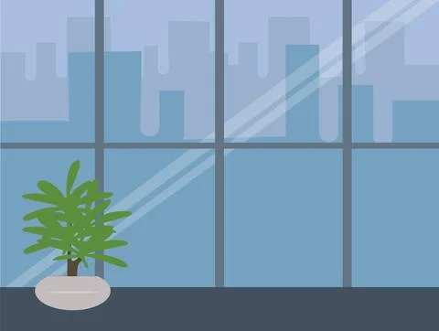 City skyline background Stock Illustration