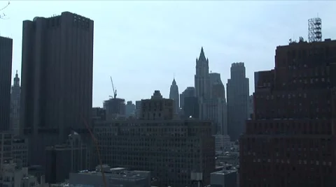 City Skyline Stock Footage 8777353