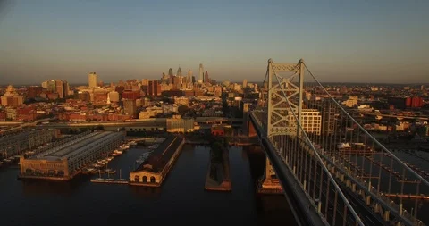 City Skyline (Philly) Stock Footage 114240432