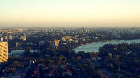 City skyline time lapse Stock Footage 99430064