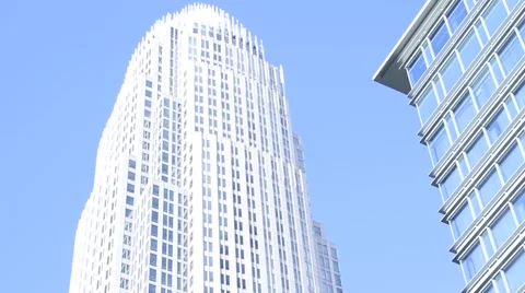 City Skyscraper Charlotte BOA Video stock 59198969