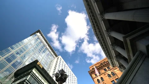 City skyscraper Stock Footage 166065534