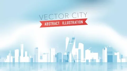 City Skyscraper Stock Illustration