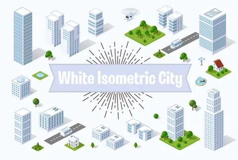 City  skyscraper Stock Illustration