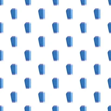 City skyscraper pattern seamless texture background illustration Stock Illustration