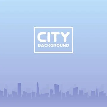 City of skyscrapers horizontal seamless pattern. Architecture urban buildin.. Illustrazione stock
