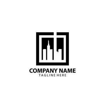 City space logo design vector Stock Illustration
