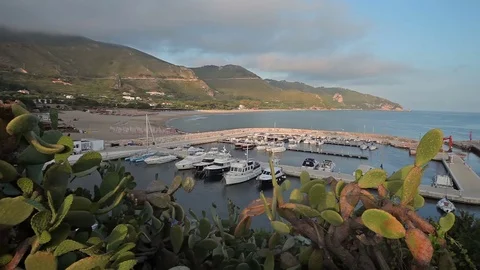 City Sperlonga italy Stock Footage 74904199