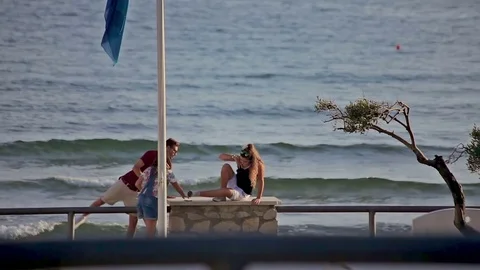 City Sperlonga italy Stock Footage 74904959
