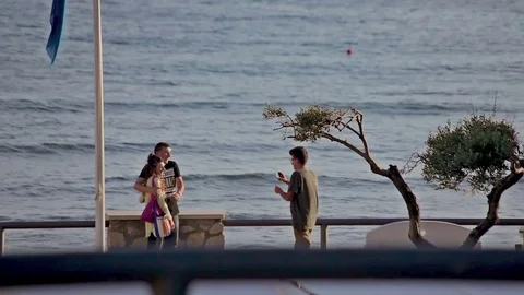 City Sperlonga italy Stock Footage 74905112