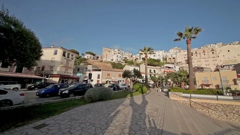 City Sperlonga italy Stock Footage 74905356