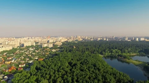 City in spring Stock Footage 100660320
