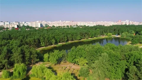 City in spring Stock Footage 100660354