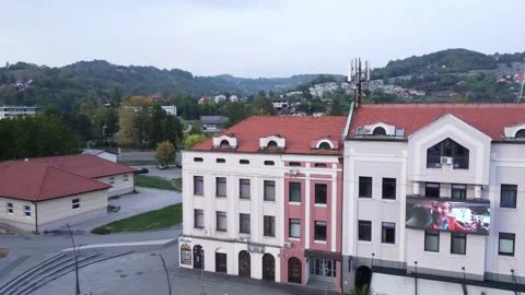 City square building Video stock 176383222
