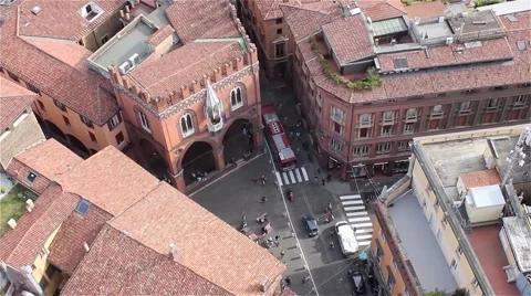 City Square High Angle View Stock Footage 68293521