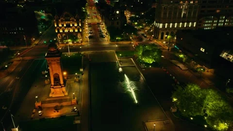 City Square - Syracuse, NY Video stock 336224922