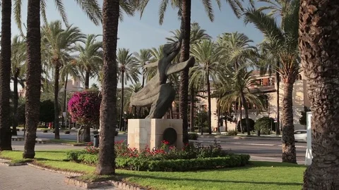 City squares and monuments Stock Footage 79874894