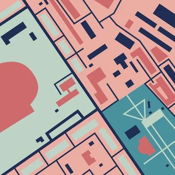 City stadium Stock Illustration