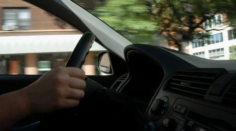City Steering 1 Stock Footage 108013