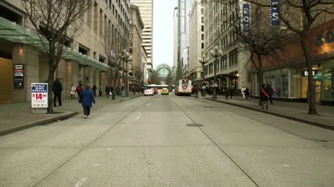 City street Stock Footage 10732293