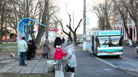 City Street Stock Footage 33486870