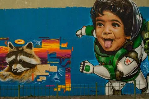 City street graph Stock Photos