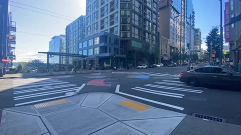 City streets Video stock 155299854