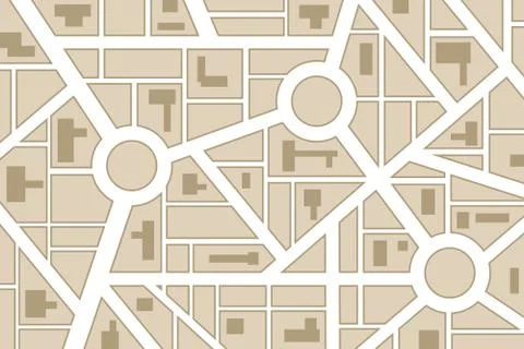 City streets Stock Illustration