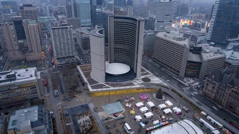 City Streets of Toronto Stock Footage 99738349