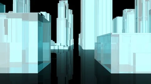 City structure. Video stock 93047258