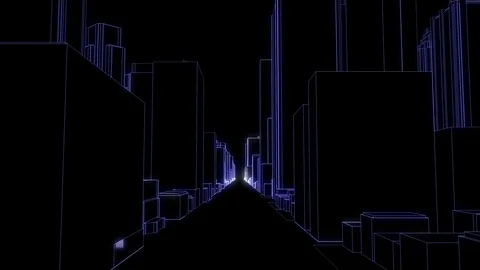 City structure. Video stock 96750387