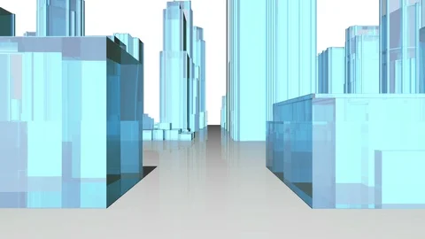 City structure. Video stock 96755704