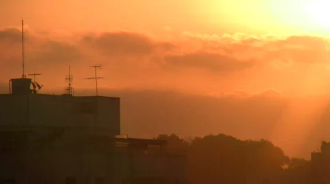 City sun 3 Video stock 491397