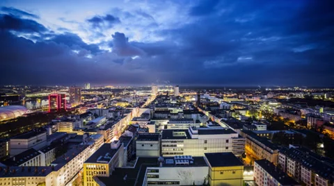 City Sunrise Timelapse-Hyperlapse Видео 36034841