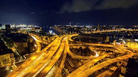 City Sunrise Timelapse - Hyperlapse Видео 36414641