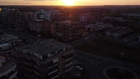 City Sunset 01 動画素材 231045439