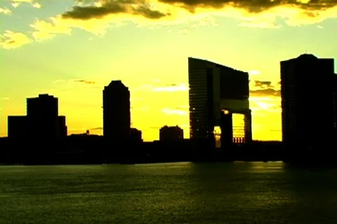 City Sunset 2 Stock Footage