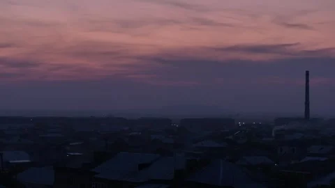 The city at sunset 2 Видео 330751929
