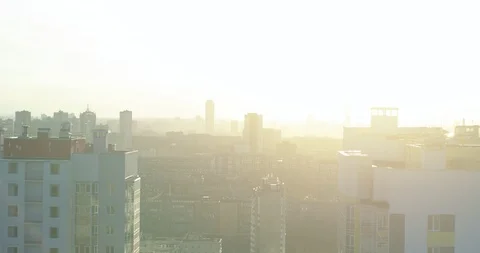 City sunset Stock Footage 89151203