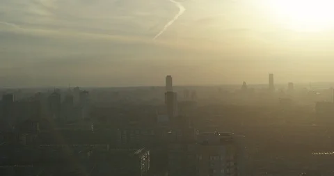 City sunset Stock Footage 89152412