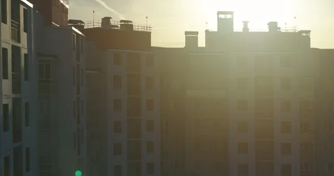 City sunset Stock Footage 89152646