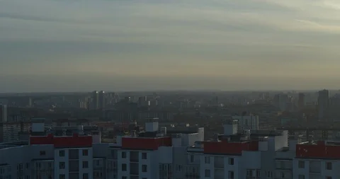 City sunset. Stock Footage 89154882